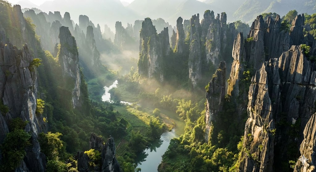 Hutan Batu & Karst: Mahakarya Pahatan Air Selama Jutaan Tahun